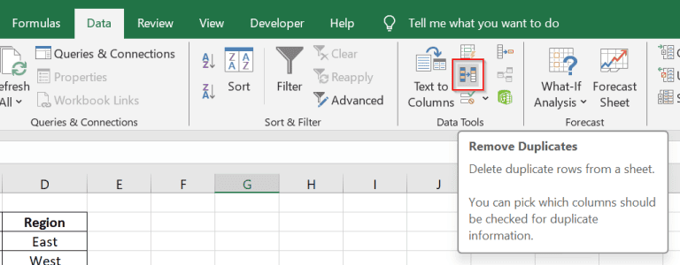 Shortcut to Remove Duplicates in Excel