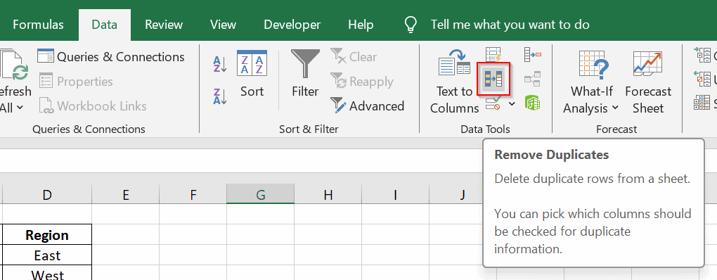 Shortcut To Remove Duplicates In Excel 9493